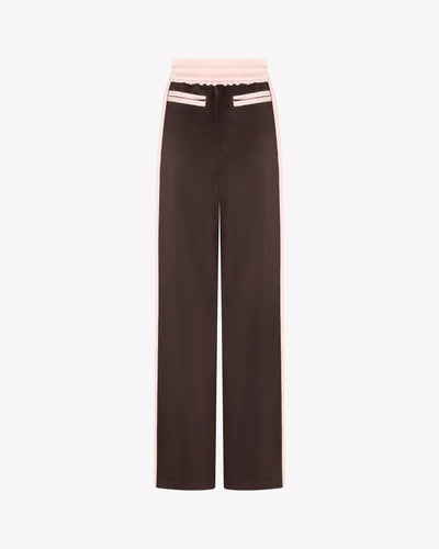 Relaxed Jogger - Chocolate Brown SERENA BUTE