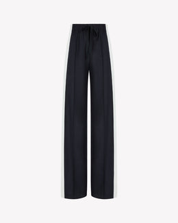 Cashmere Blend Serena Jogger - Navy Blue