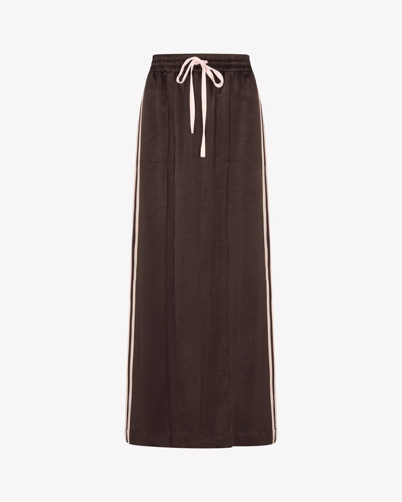 Serena Jogger Skirt - Chocolate Brown picture #2