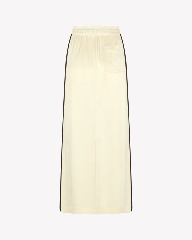 Satin Serena Jogger Skirt - Cream SERENA BUTE