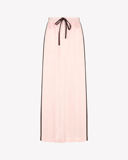 Satin Serena Jogger Skirt - Pale Pink