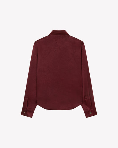 Serena Shirt - Burgundy SERENA BUTE
