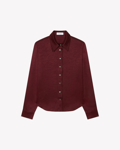 Serena Shirt - Burgundy SERENA BUTE