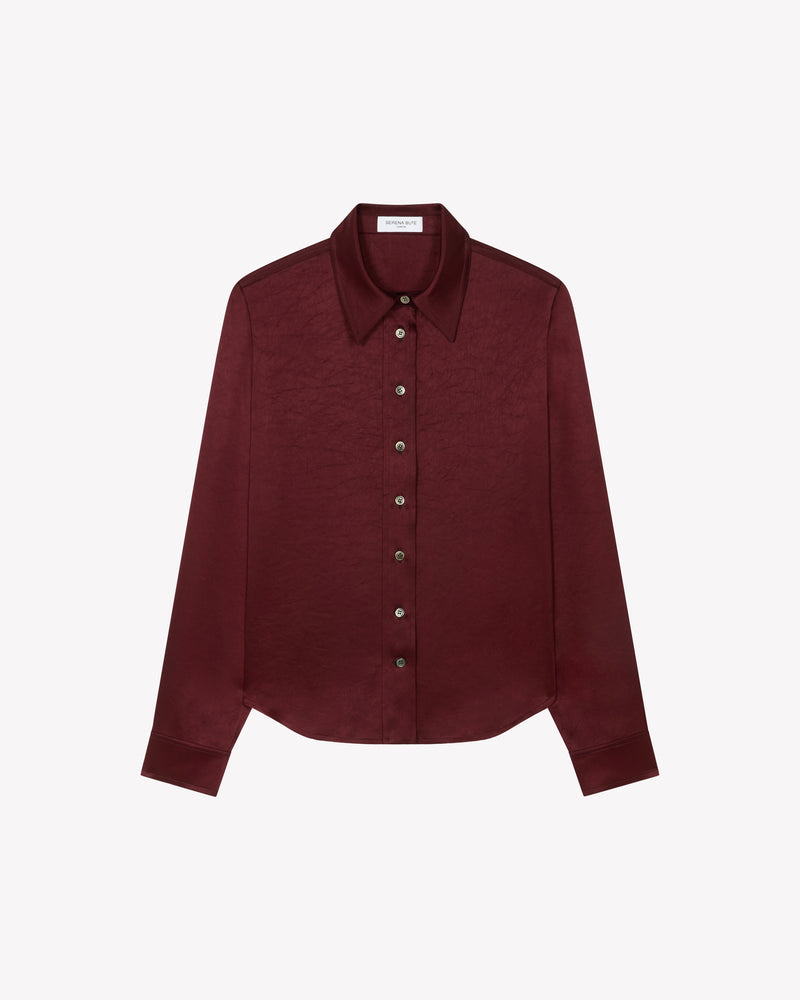 Serena Shirt - Burgundy picture #2