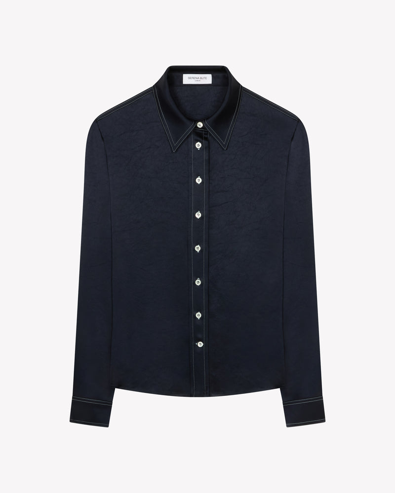 Serena Shirt - Navy Blue picture #2