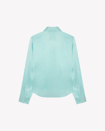 Serena Shirt - Spearmint Silk SERENA BUTE