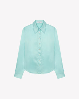 Silk Serena Shirt - Spearmint