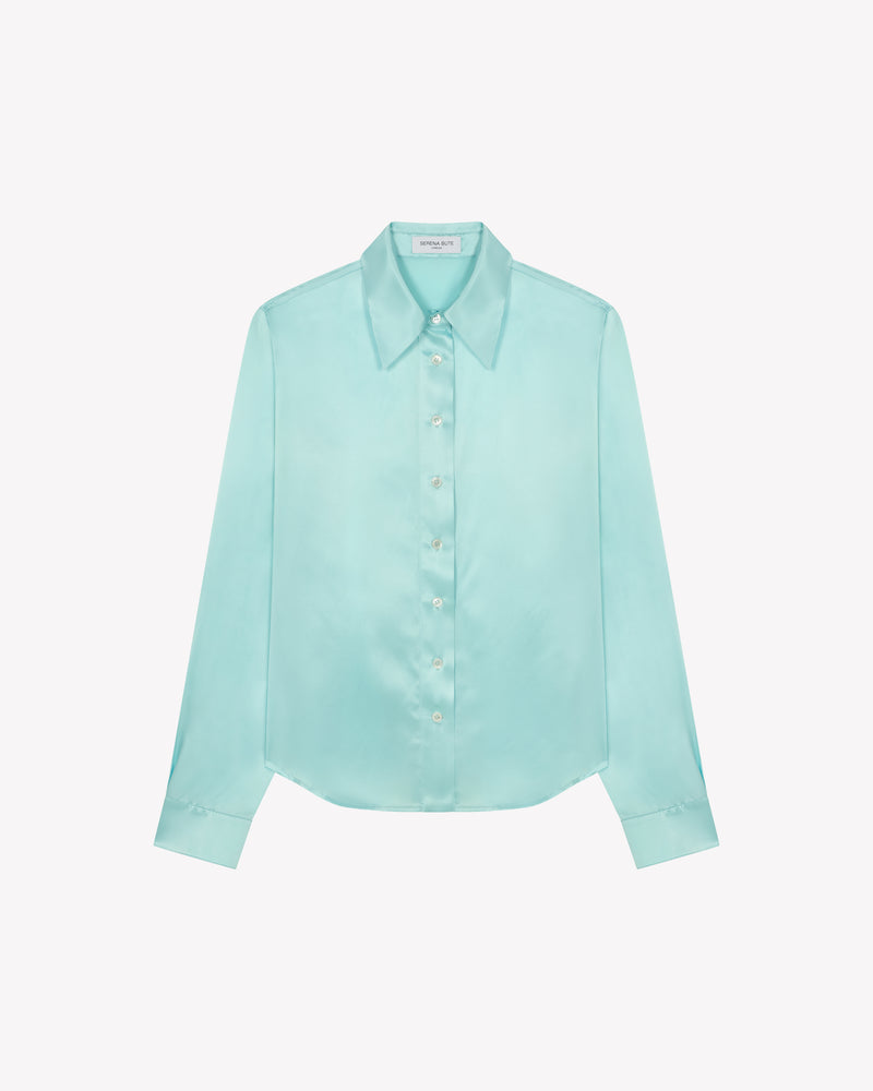 Serena Shirt - Spearmint Silk picture #2