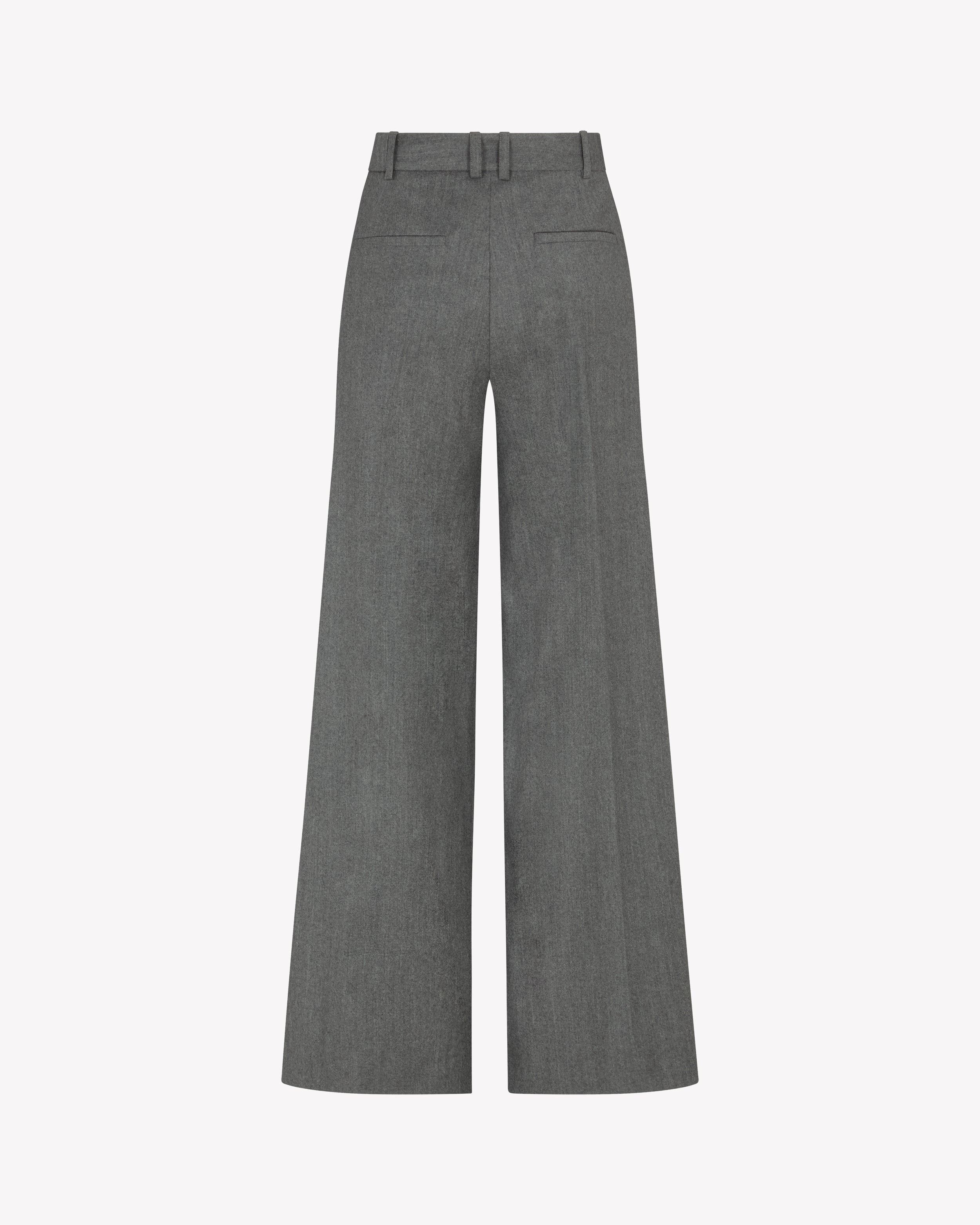 Serena Trouser - Dark Grey Wool