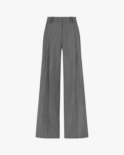 Serena Trouser - Dark Grey Wool SERENA BUTE