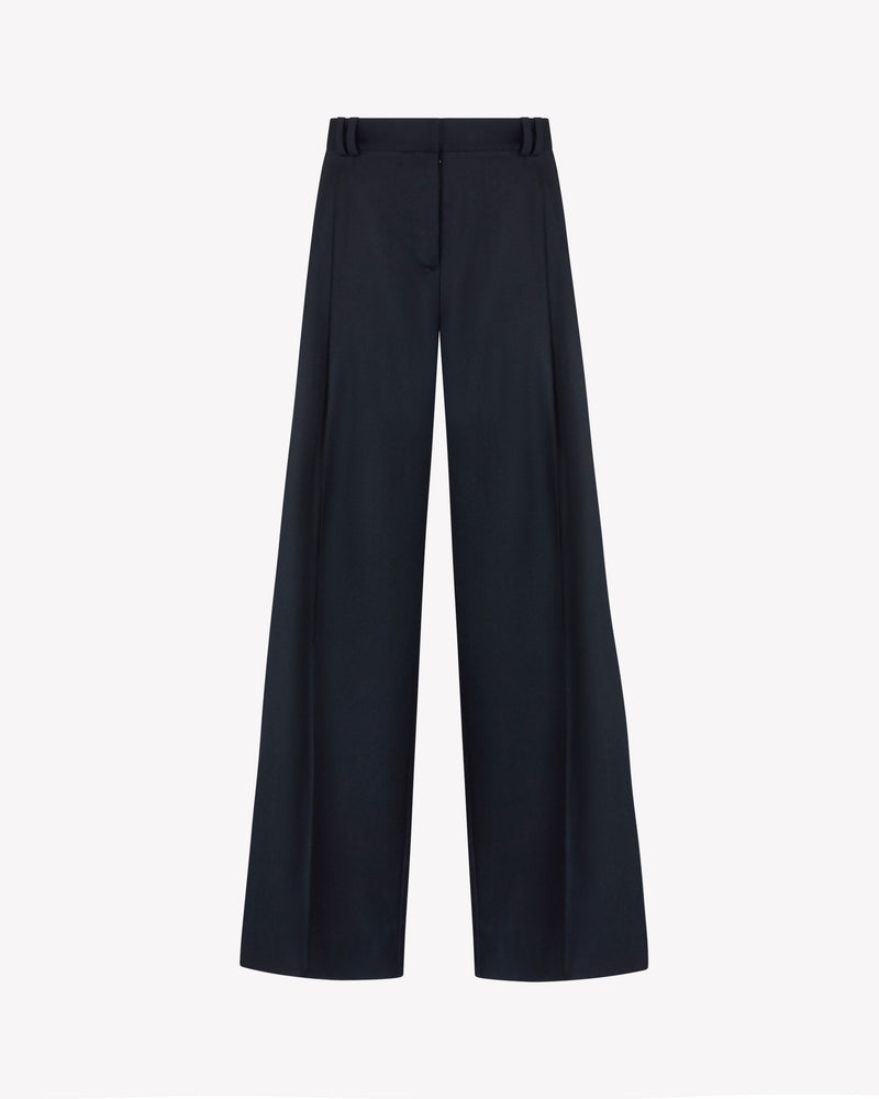 Cashmere Blend Serena Trouser - Navy Blue picture #2