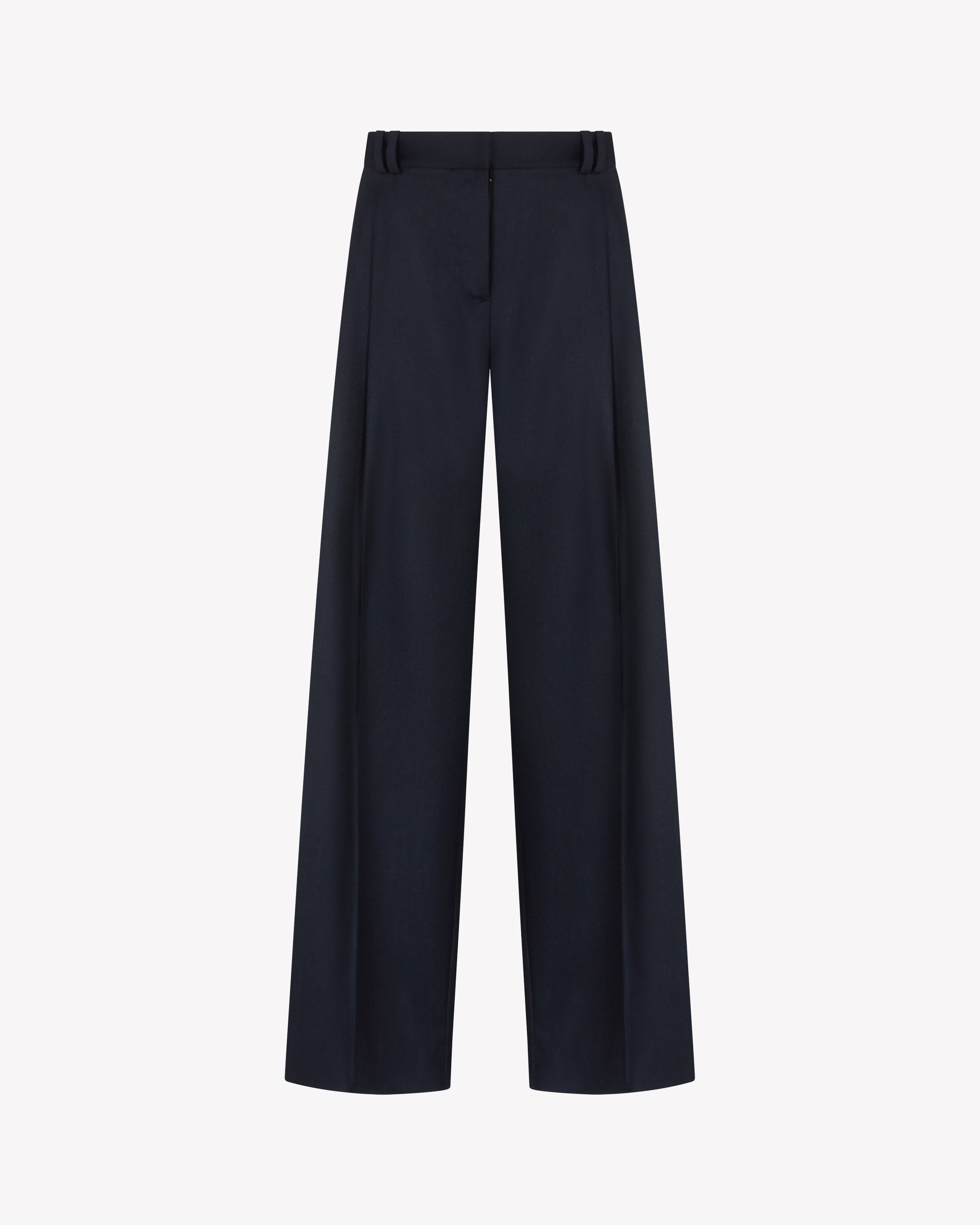 Serena Trouser - Navy Blue Wool