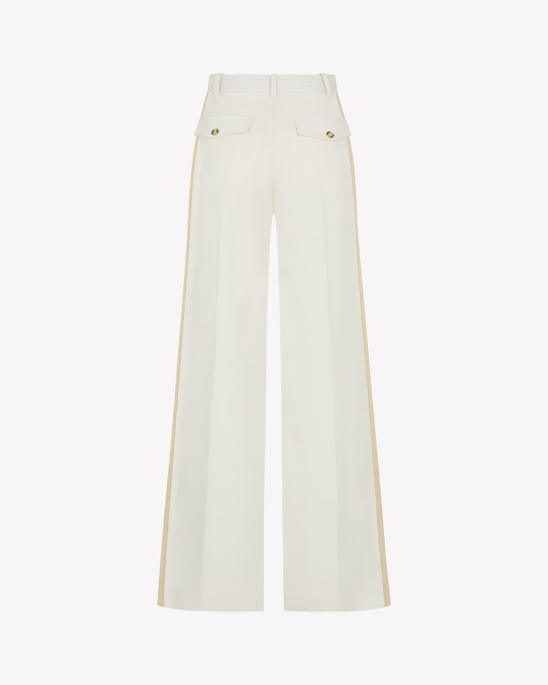 Twill Serena Trouser - Cream SERENA BUTE