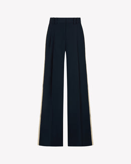 Twill Serena Trouser - Navy Blue