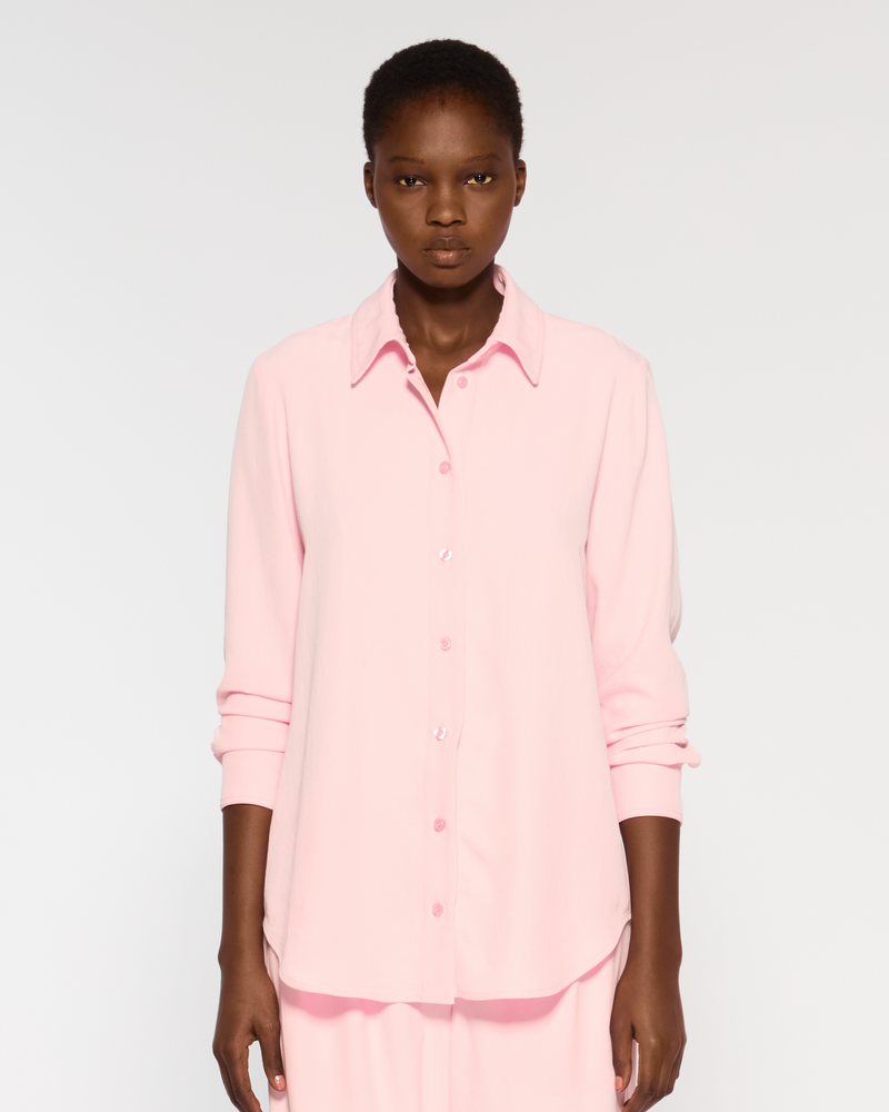 Lightweight Twill Classic Shirt - Pale Pink picture #2