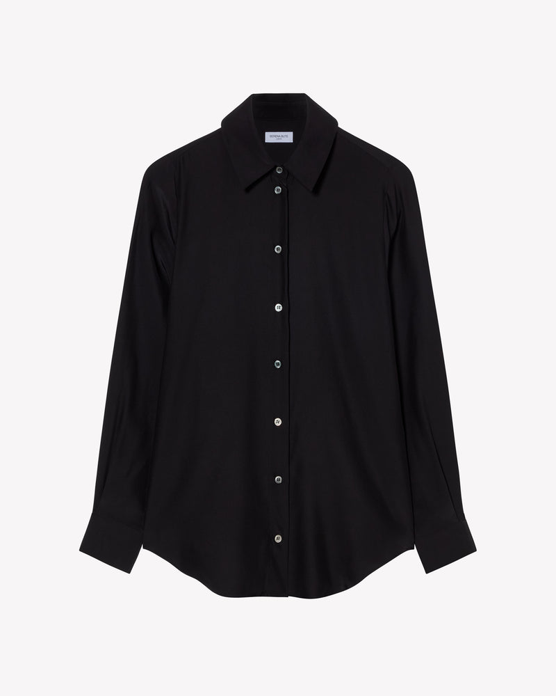 Silk Classic Shirt - Black picture #1
