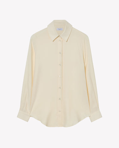 Silk Classic Shirt - Cream SERENA BUTE