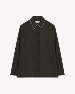 Silk Relaxed Shirt - Fir