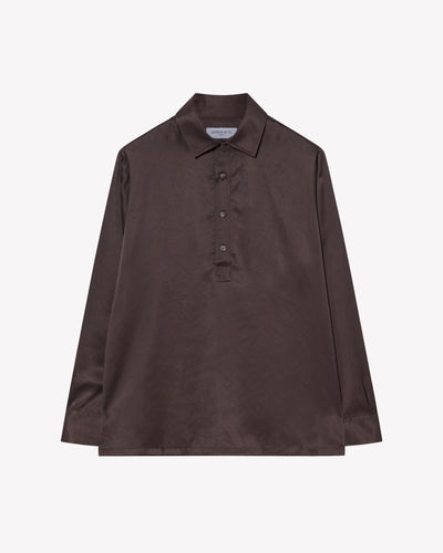 George Shirt - Chocolate Brown SERENA BUTE