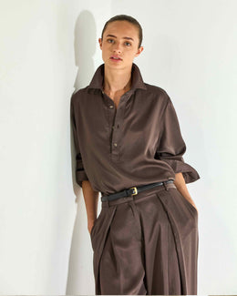 George Shirt - Chocolate Brown