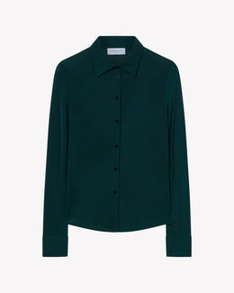 Jersey Stretch Fit Shirt - Dark Green