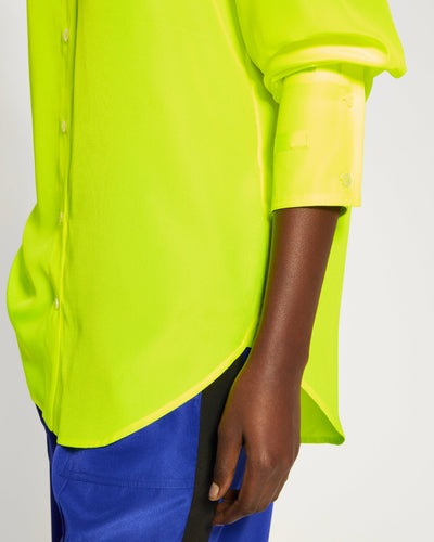 Oversized Shirt - Neon Yellow SERENA BUTE