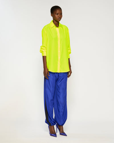 Oversized Shirt - Neon Yellow SERENA BUTE