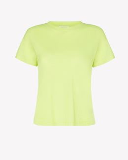 Cotton Short Sleeve T-Shirt - Lime Yellow