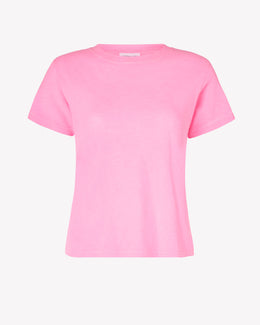 Cotton Short Sleeve T-Shirt - Shocking Pink