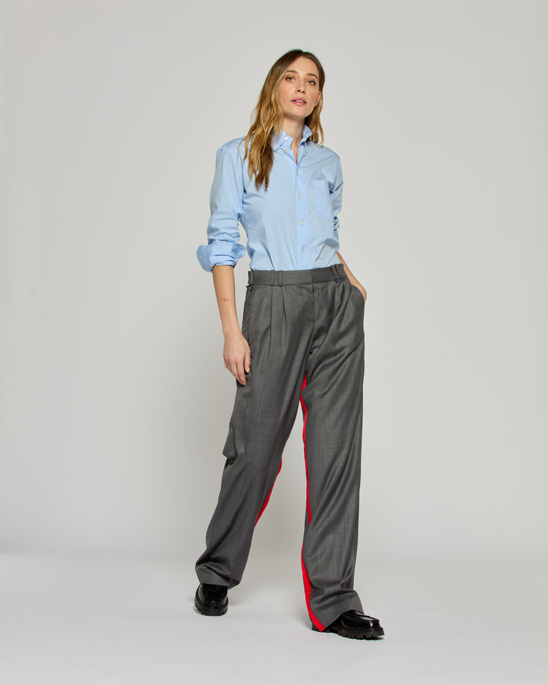 Boyfriend Trouser - Dark Grey / Red picture #1