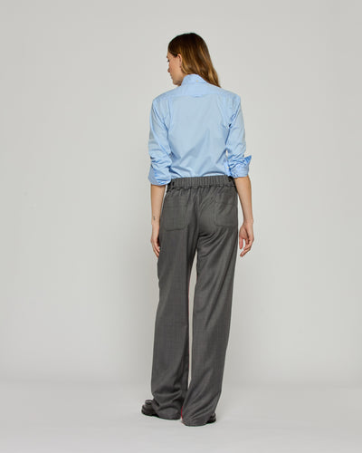 Boyfriend Trouser - Dark Grey / Red SERENA BUTE