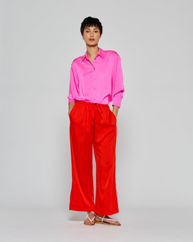Cropped Jogger - Bright Red picture #1