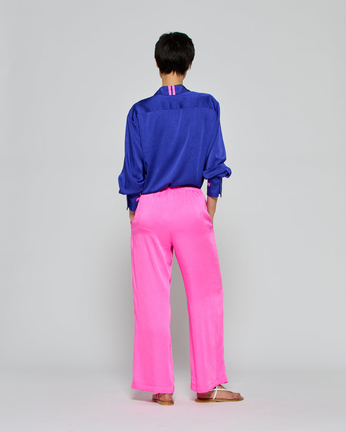Cropped Jogger - Shocking Pink