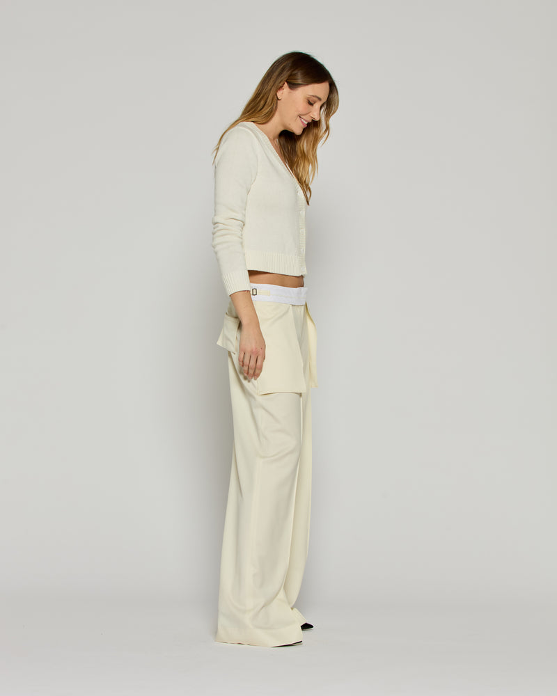 Inside Out Trouser - Ivory picture #3