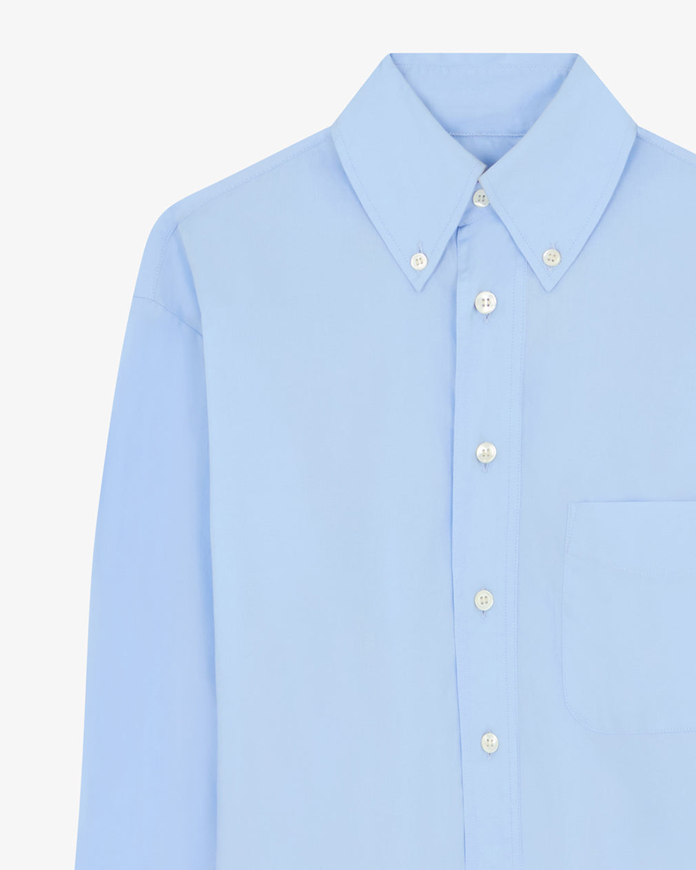 Johnny Fitted Shirt - Pale Blue