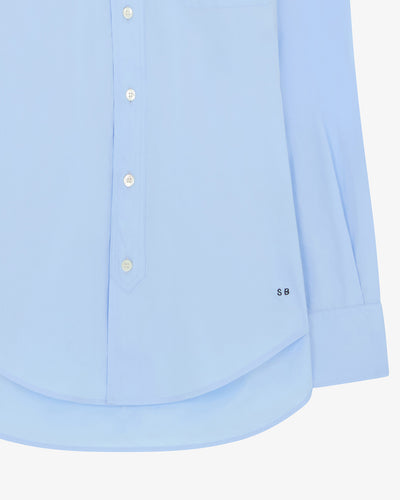 Johnny Fitted Shirt - Pale Blue SERENA BUTE