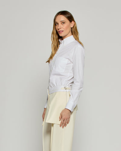 Johnny Fitted Shirt - White SERENA BUTE