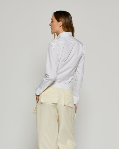 Johnny Fitted Shirt - White SERENA BUTE