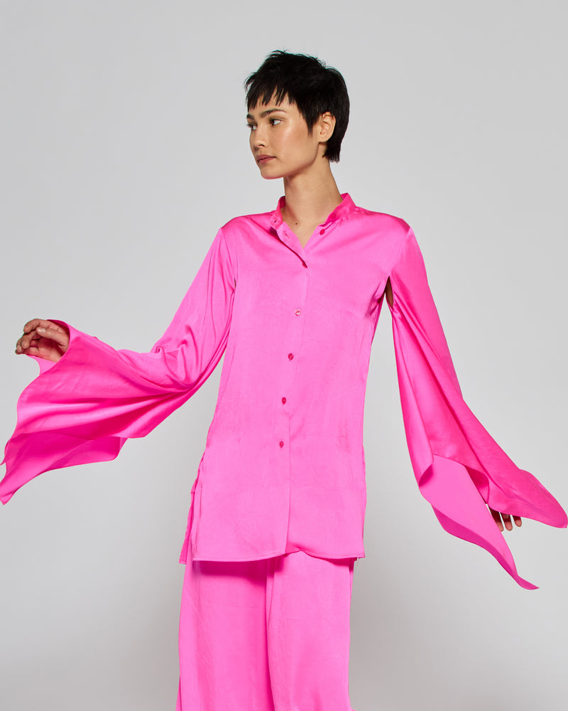 Kimono Sleeve Shirt - Shocking Pink picture #1