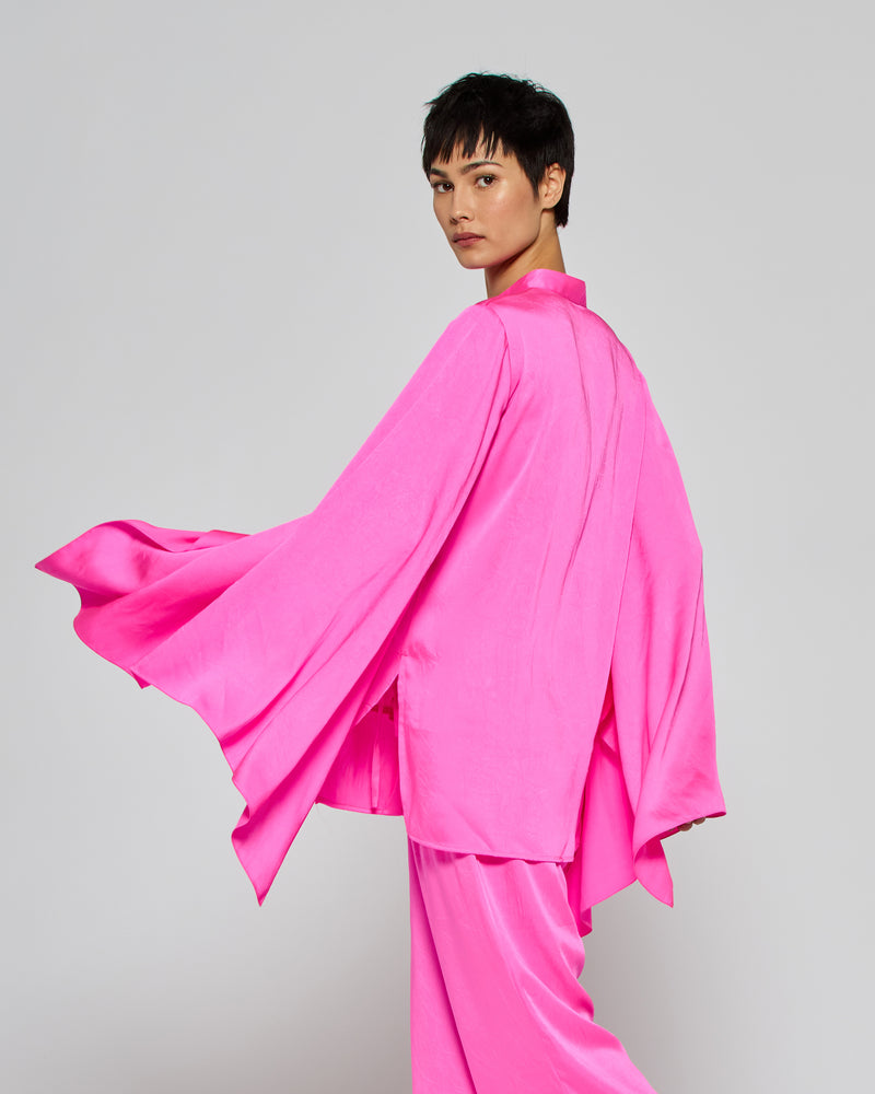 Kimono Sleeve Shirt - Shocking Pink picture #3