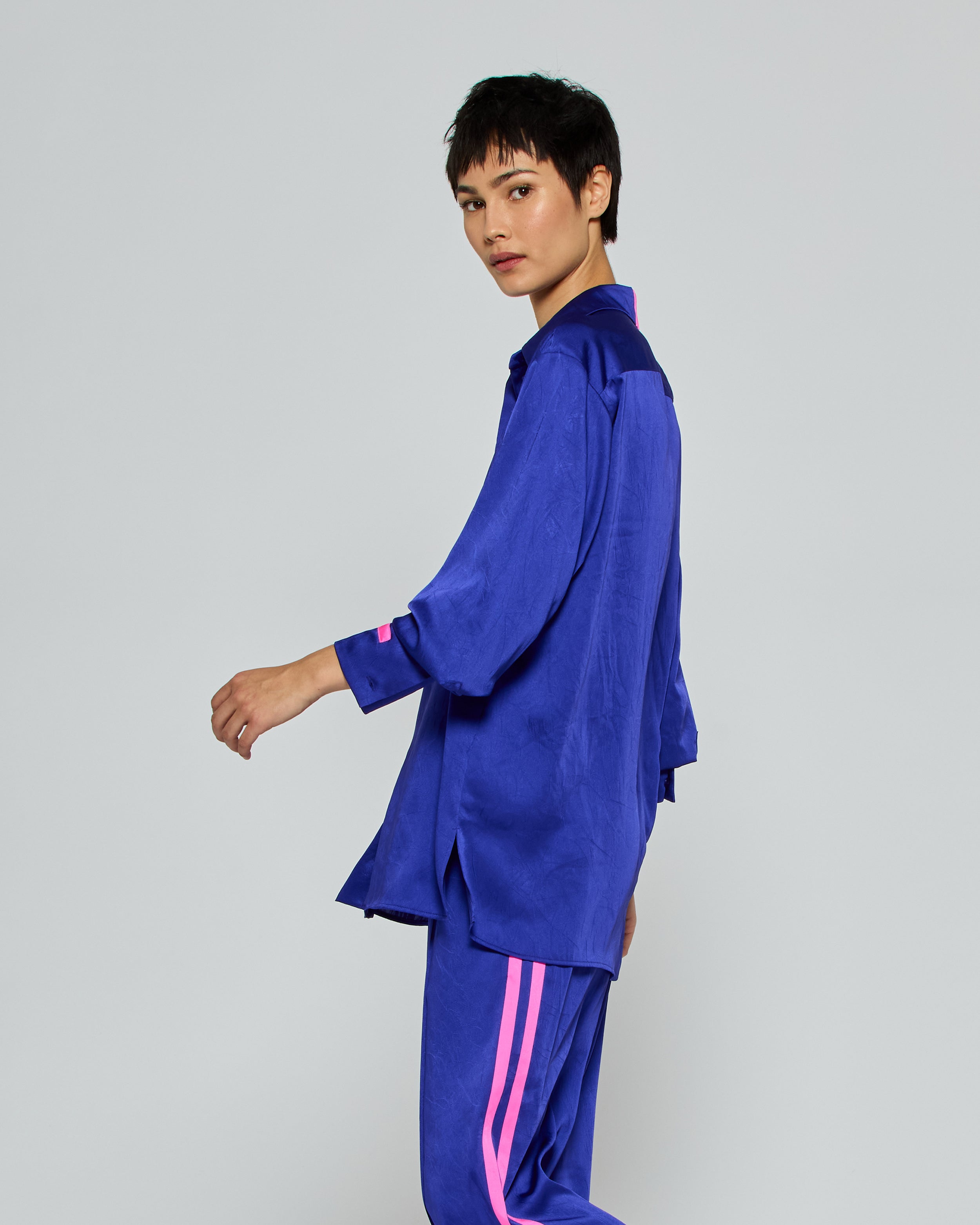 Oversized Shirt '25 - Violet Blue