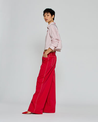 Paper Bag Jean - Red SERENA BUTE