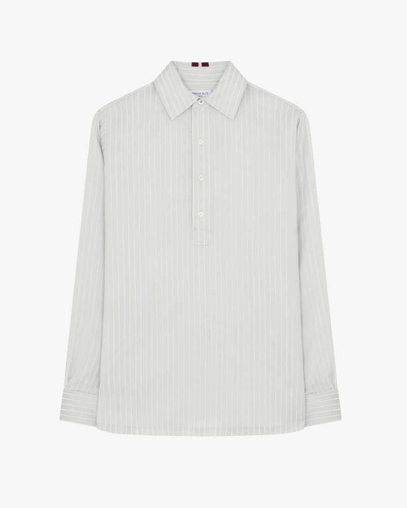 Satin Stripe George Shirt - Silver picture #2