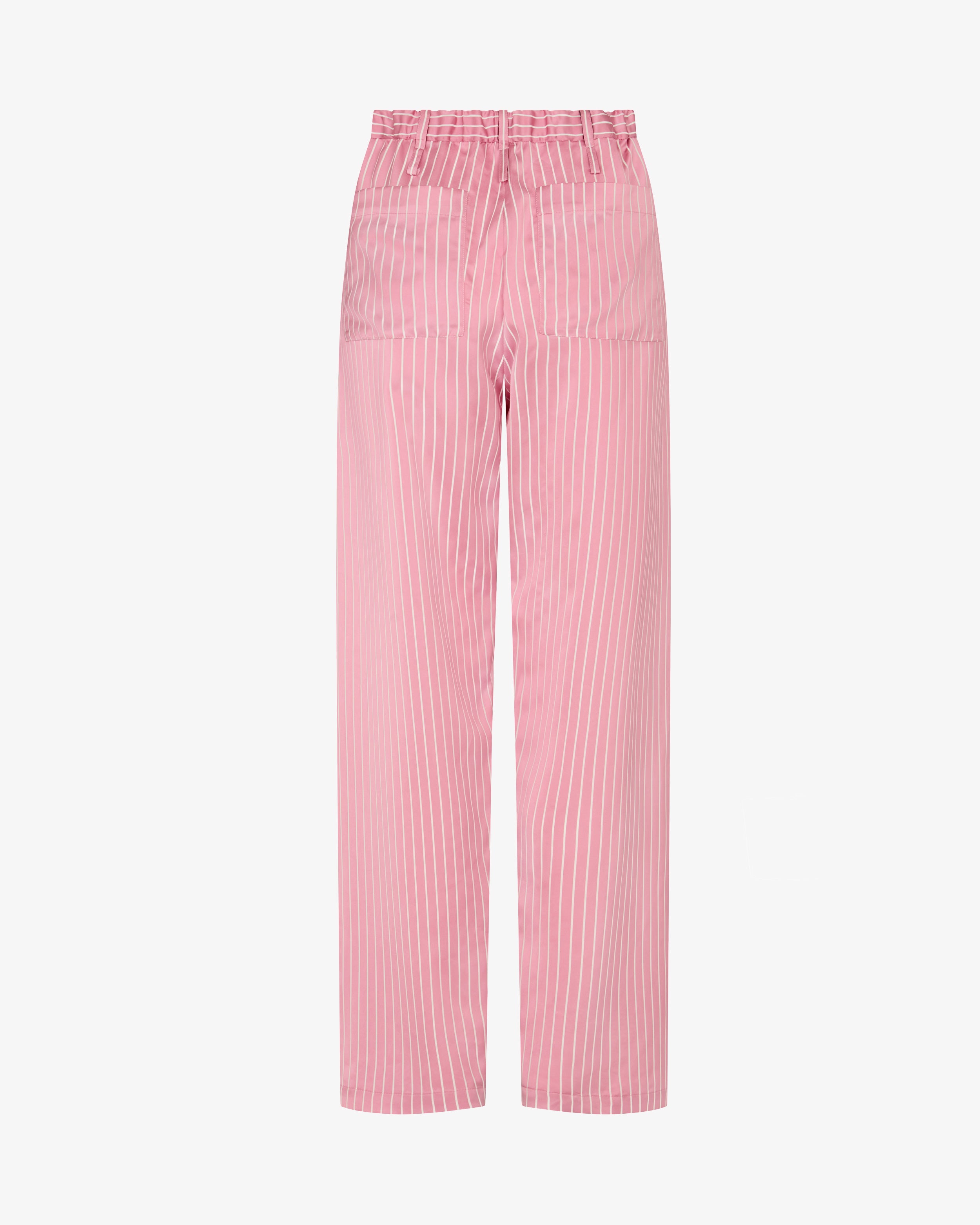 Satin Stripe Utility Jogger - Pink