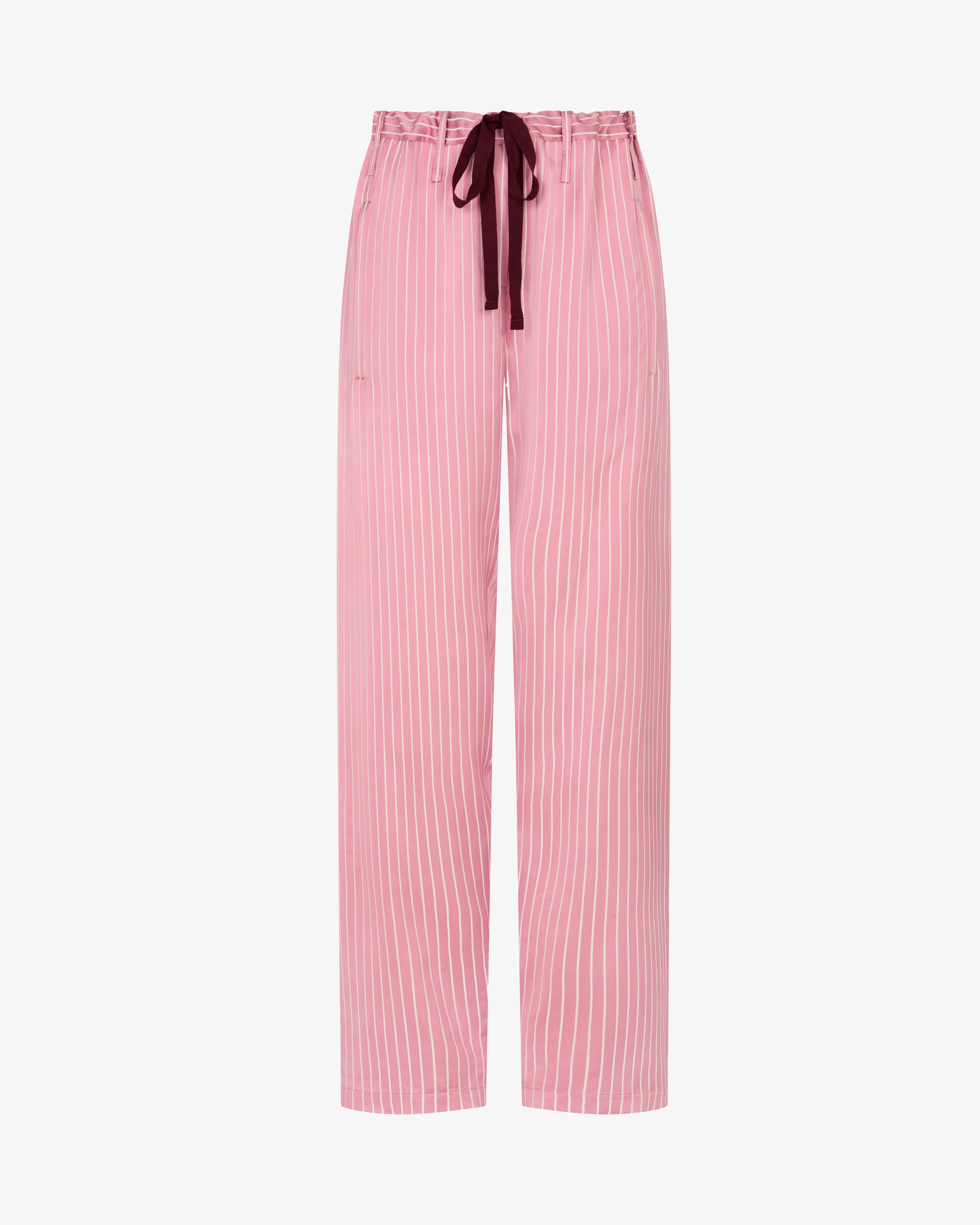 Satin Stripe Utility Jogger - Pink