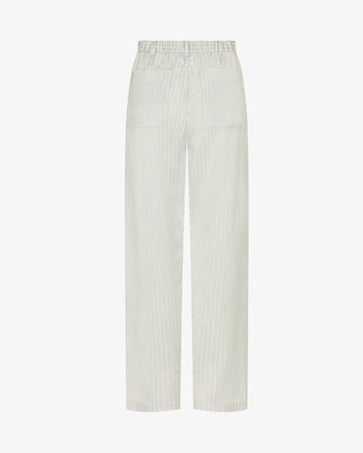 Satin Stripe Utility Jogger - Silver SERENA BUTE