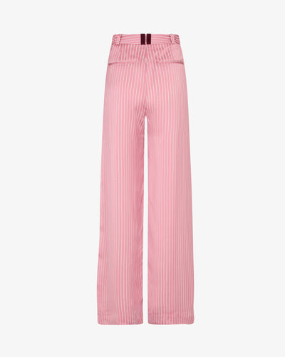 Satin Stripe Serena Trouser - Pink SERENA BUTE