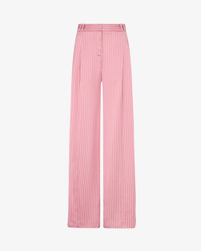 Satin Stripe Serena Trouser - Pink SERENA BUTE
