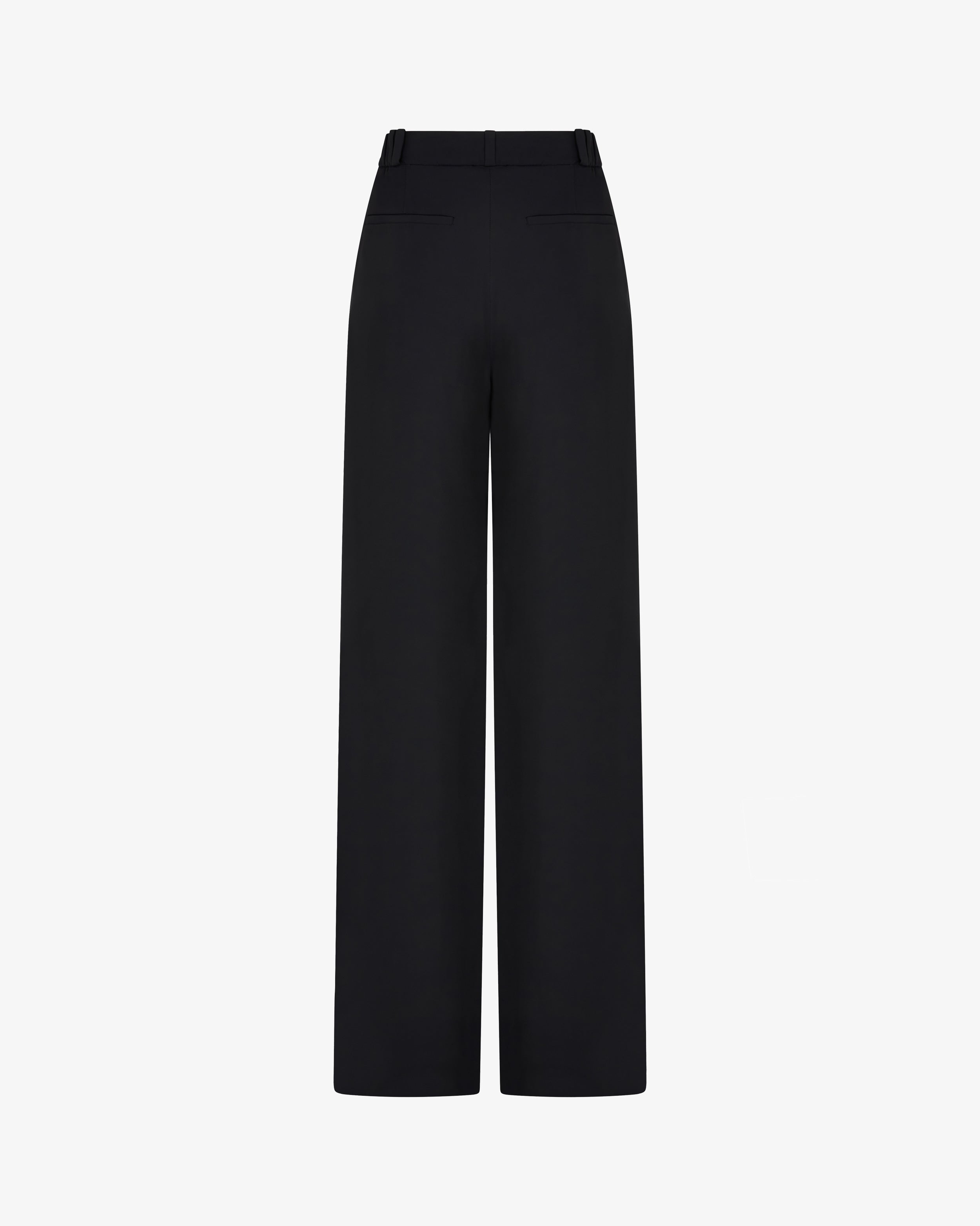 Serena Trouser with Georgette Trim - Black