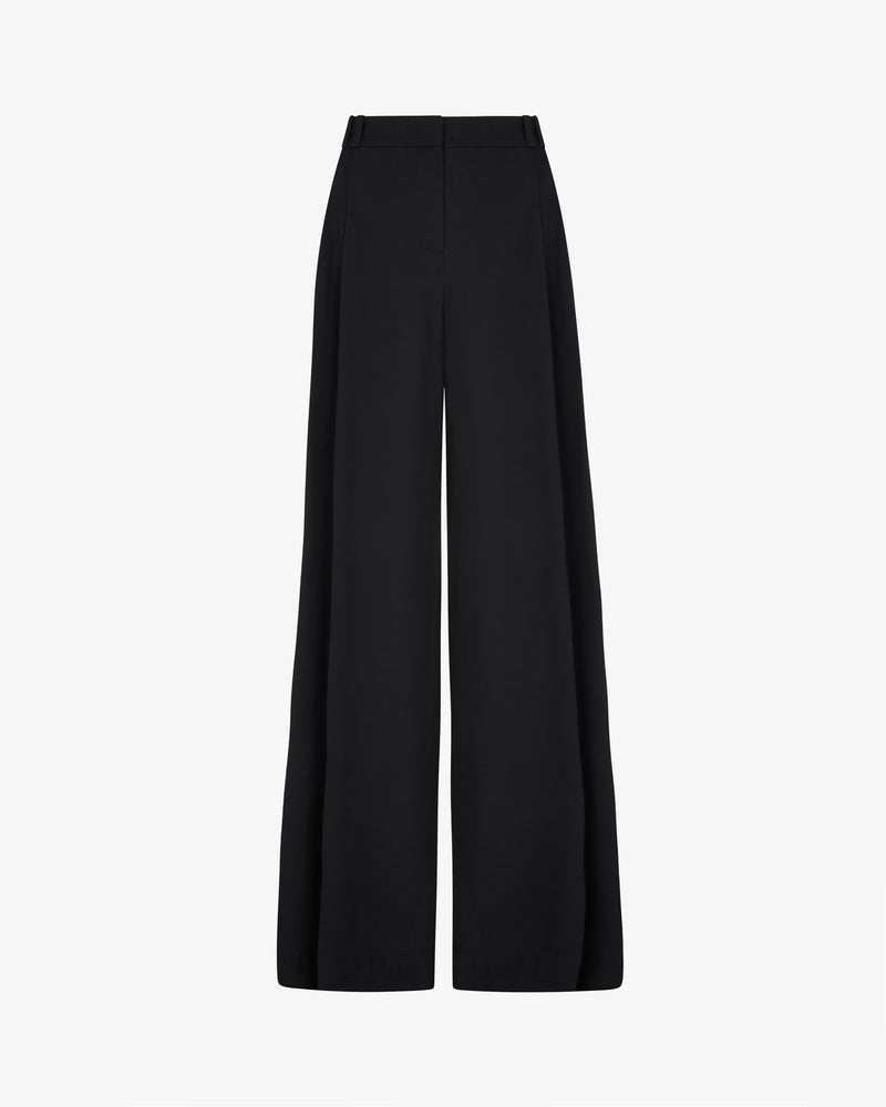 Serena Trouser with Georgette Trim - Black picture #2